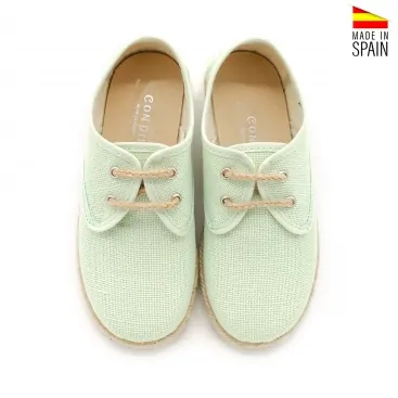 alpargatas verde agua