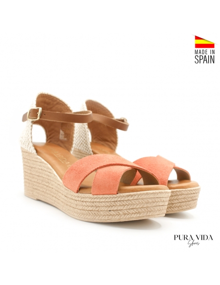 sandalia color coral