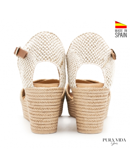 sandalias de esparto cuña