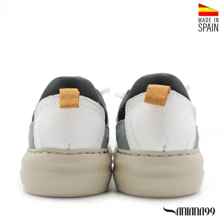 zapatillas blancas vestir hombre