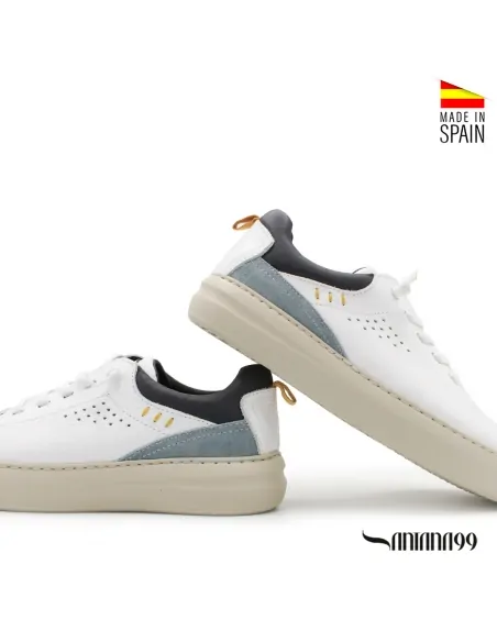zapato blanco hombre casual