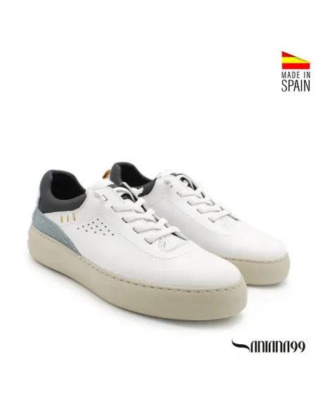 zapatillas blancas hombre de vestir
