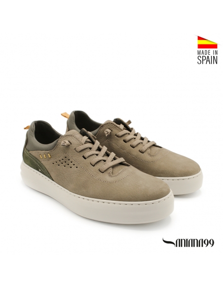 zapatillas vestir verdes hombre