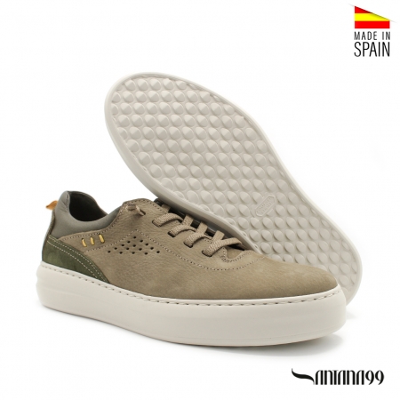 zapatos casual verdes hombre