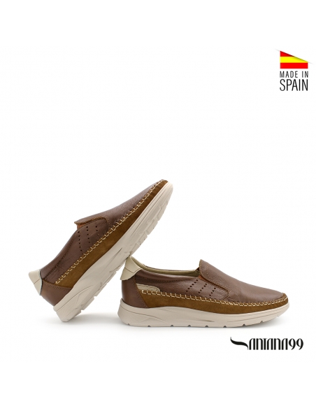 zapatos mocasines de cuero para hombre