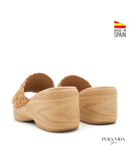 sandalias rafia plataforma