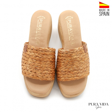 sandalias rafia tacón