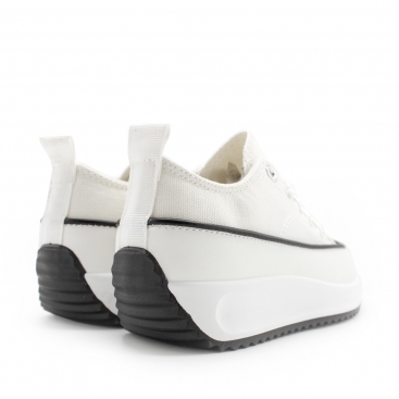 zapatillas blancas niña plataforma