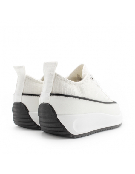 zapatillas blancas niña plataforma