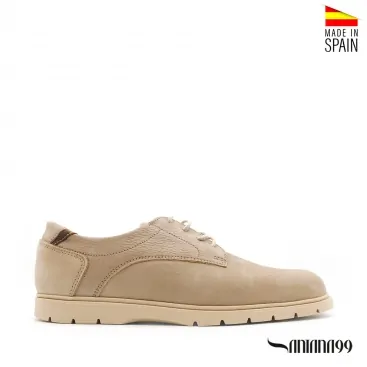 zapato beige hombre