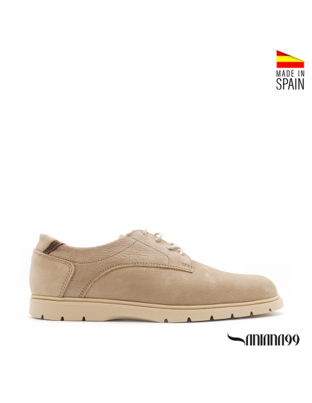 zapato beige hombre