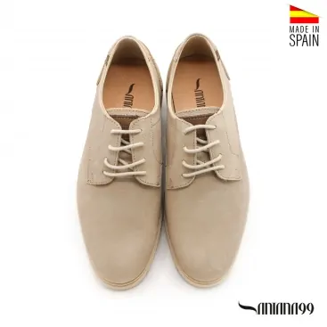 zapatos para traje beige hombre