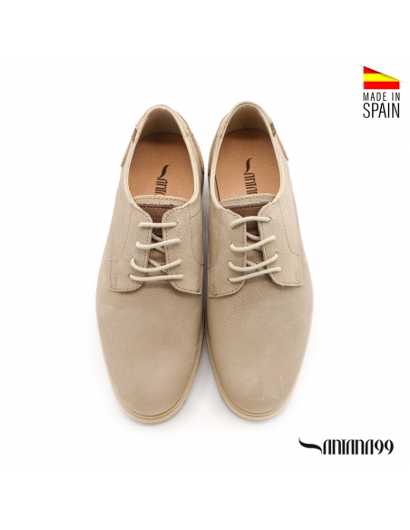 zapatos para traje beige hombre