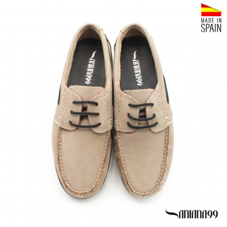 bamba nautica hombre beige