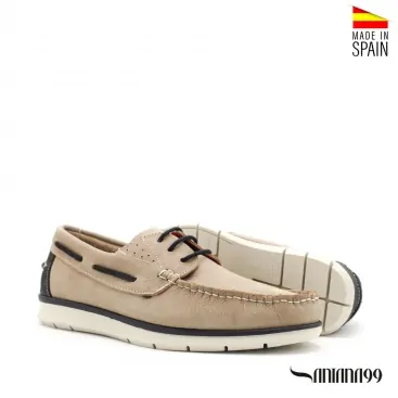 nauticos beige hombre