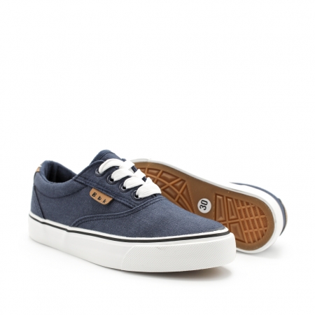 zapatillas lona jeans niño