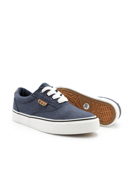 zapatillas lona jeans niño