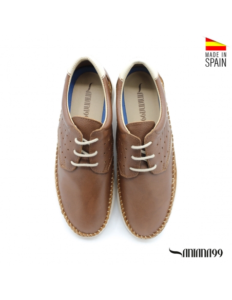 zapatos marrones hombre casual