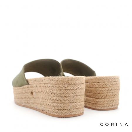 Mules Plataforma verde