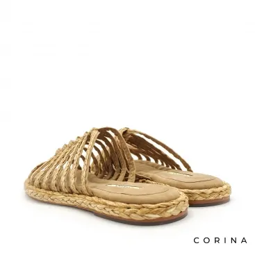 Sandalia Rafia Plana