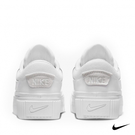 Zapatilla Nike Court Legacy Lift blanca con plataforma
