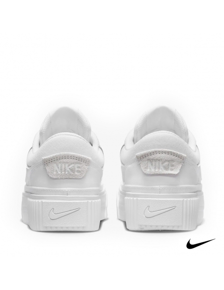 Zapatilla Nike Court Legacy Lift blanca con plataforma