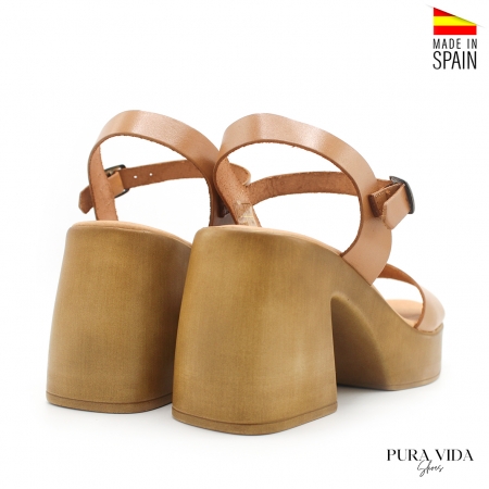 sandalias con plataforma y tacon