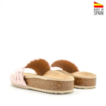 Sandalia bio mujer rosa