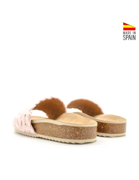 Sandalia bio mujer rosa