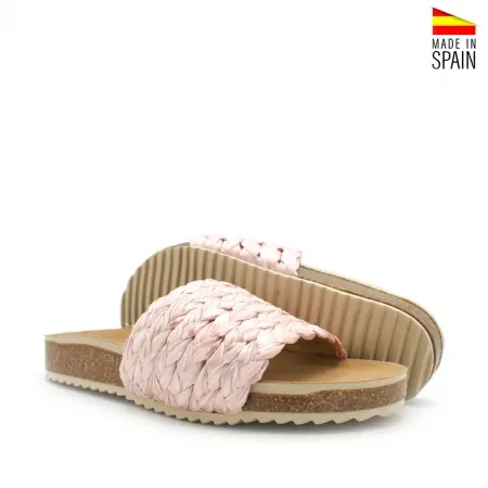 Sandalia bio mujer rafia