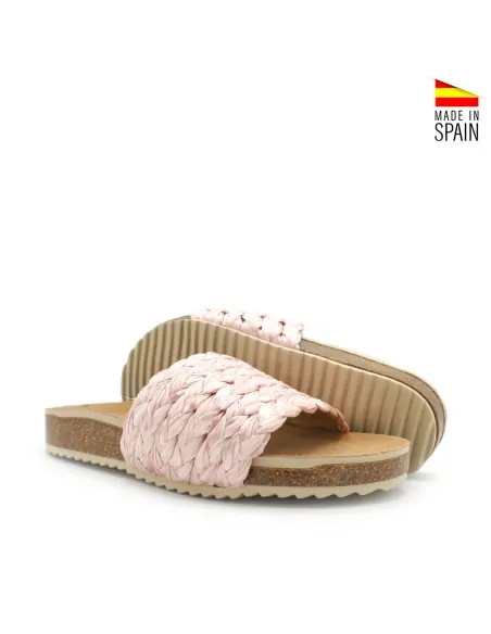 Sandalia bio mujer rafia