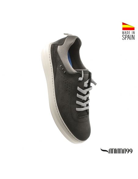 deportiva Negros Hombre Casual