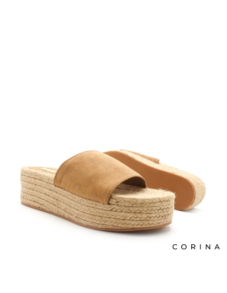 SANDALIAS DE PLATAFORMA CON SUELA DE ESPARTO