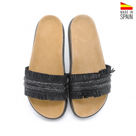 chanclas bio mujer negra