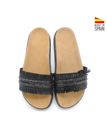 chanclas bio mujer negra