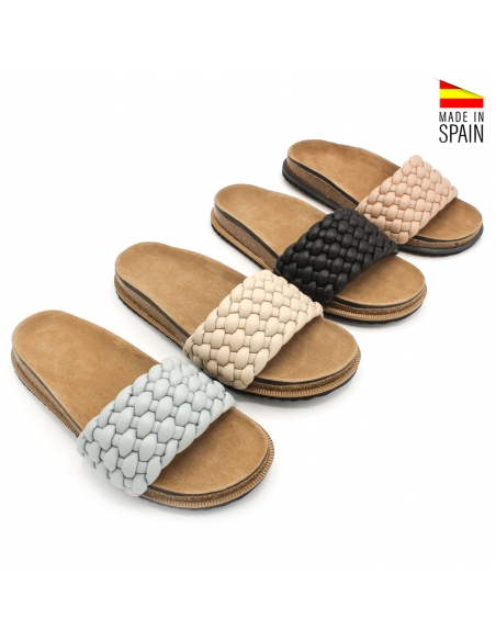 Sandalias pala trenzada