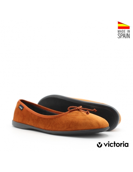 merceditas mujer color teja