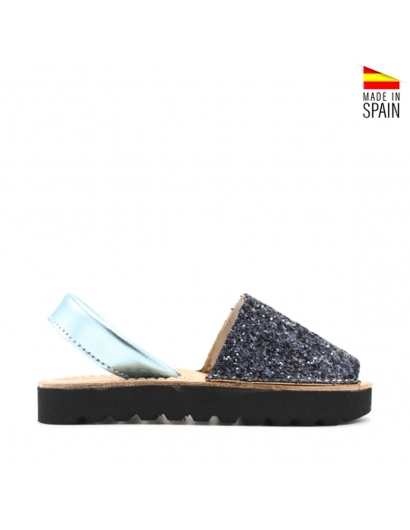 menorquinas niña purpurina