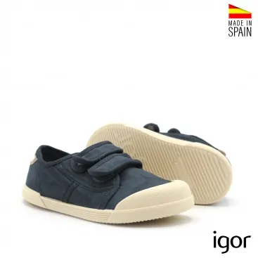Zapatillas lona Igor marino