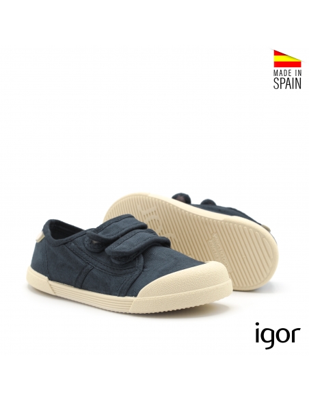 Zapatillas lona Igor marino
