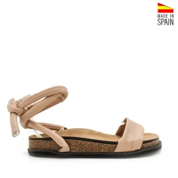 Sandalias Atadas nude