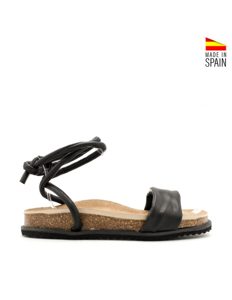 Sandalias Atadas negras