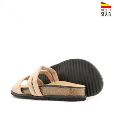 Sandalias bio tubular nude
