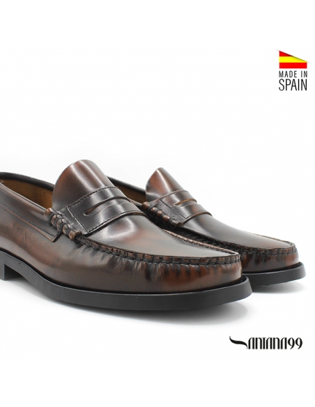 zapatos castellanos marrones hombre