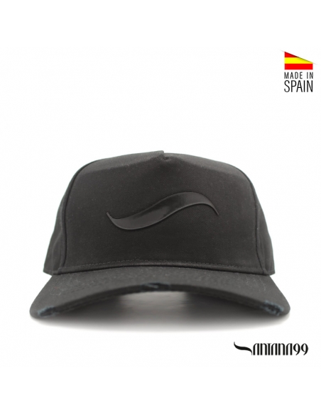 gorra negra hombre