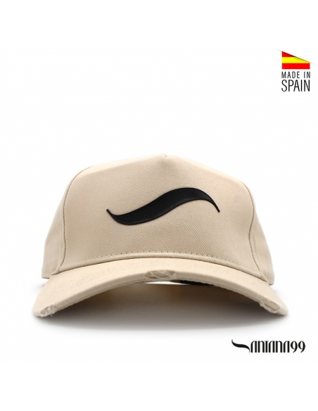 gorra beige hombre