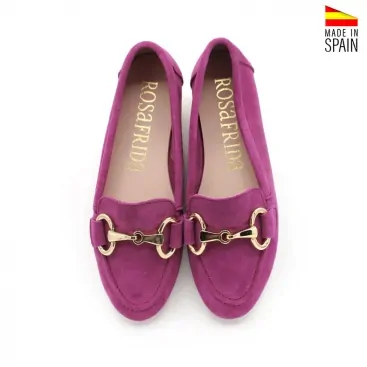 Mocasines Serraje Mujer magenta