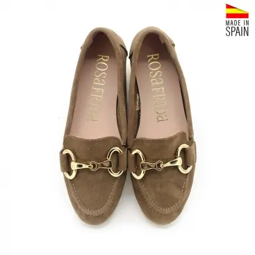 Mocasines Marrones serraje