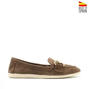 Mocasines Marron Mujer