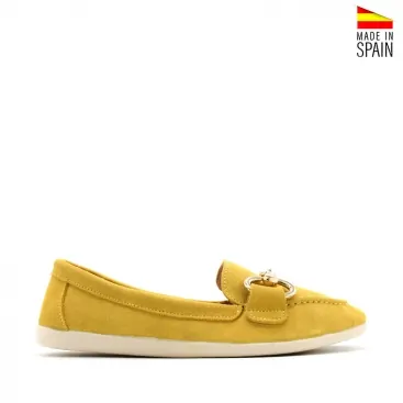 Mocasin Amarillo Mujer